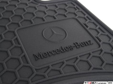 Mercedes benz rubber floor mats logo