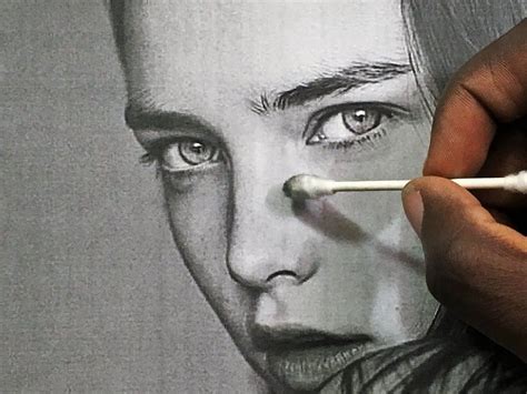 How to Draw, Shade Realistic Eyes, Nose and Lips with Graphite Pencils ...