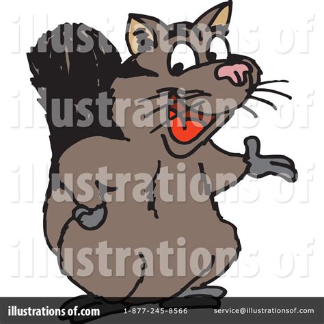 Possum Clipart #42939 - Illustration by Dennis Holmes Designs