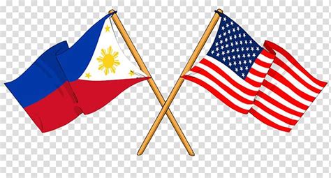 Philippines And Usa Flag