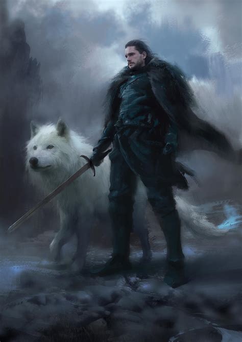 'King of the North' by Lius Lasahido - Amazing fan art : r/freefolk