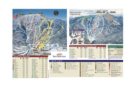 Mont Sainte Anne Piste Map | trails & marked ski runs | SNO