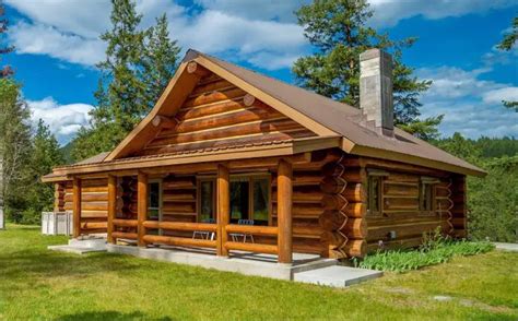 Cozy Log Cabin For Sale In Montana And Enchanting