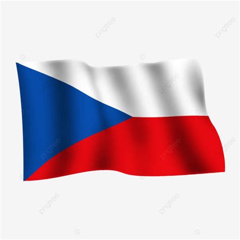 Czech Republic Waving Flag On Transparent Background, Czech Republic Flag, Flag Mockup, Flag ...