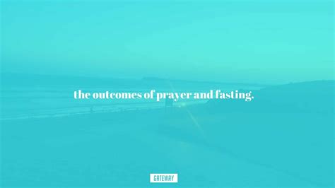 Outcomes of Prayer & Fasting by Ps. Lee Eden | Gateway Church Geelong Sermons