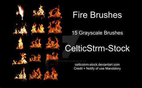 Fire Photoshop Brushes by CelticStrm-Stock by CelticStrm-Stock on ...