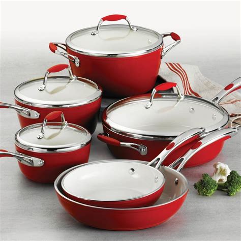 Tramontina Gourmet Ceramica Deluxe 10-Piece Aluminum Ceramic Nonstick ...