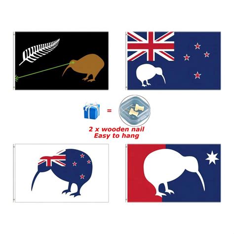 New Zealand Flag | Laser Kiwi Flag - New Flag Decoration 2 3ft 3 5ft 4 6ft 5 8ft Bag - Aliexpress