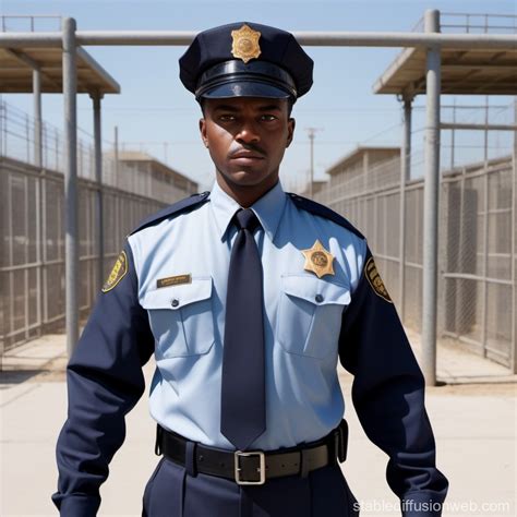 Professional Prison Guard Uniform Details | Stable Diffusion Online