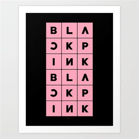 Blackpink Square Up PINK V2 Art Print by Kottsu - X-Small in 2021 ...