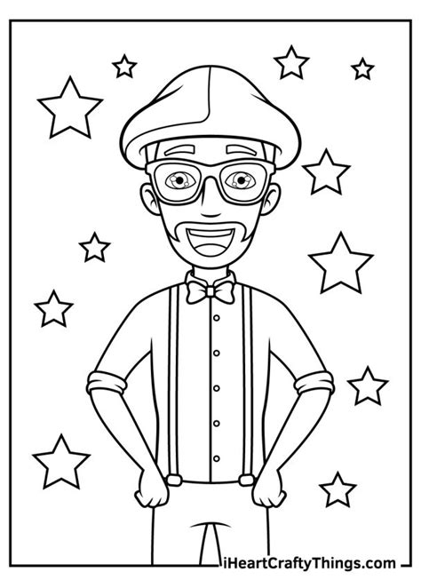 15 Blippi Coloring Pages (100% Free Printable PDFs)