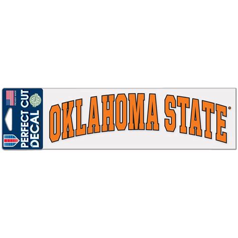 WinCraft Oklahoma State Cowboys 3" x 10" Arch Perfect Cut Decal