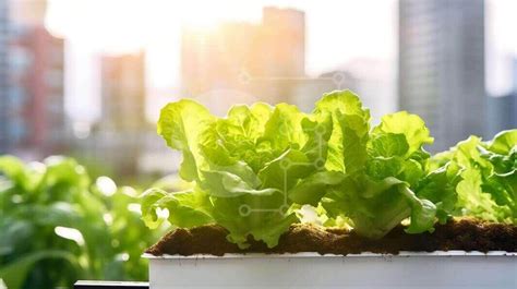 Container Gardening with Lettuce Plants stock photo | Creative Fabrica