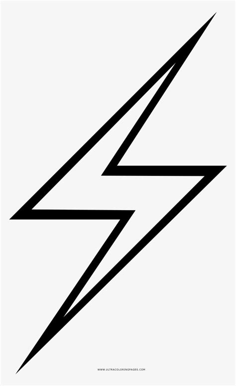 Free Lightning Bolt Stencil - Rayito Para Colorear Transparent PNG - 1000x1266 - Free Download ...