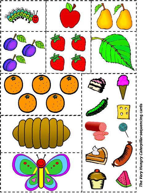 The Very Hungry Caterpillar Story Printable