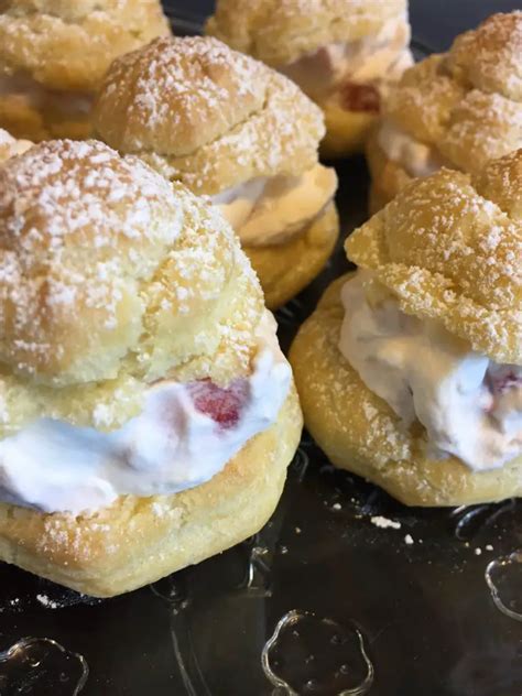 Strawberry Cream Puffs | Sweeter With Sugar