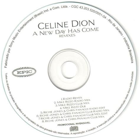 Céline Dion – A New Day Has Come (Remixes) (2002, CDr) - Discogs