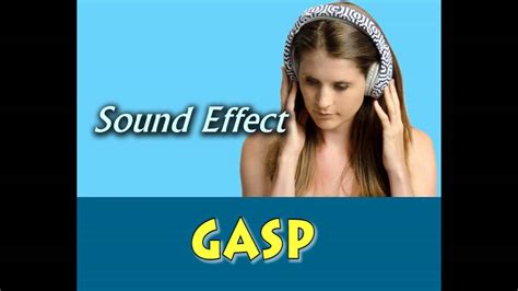 gasp sound effect - YouTube