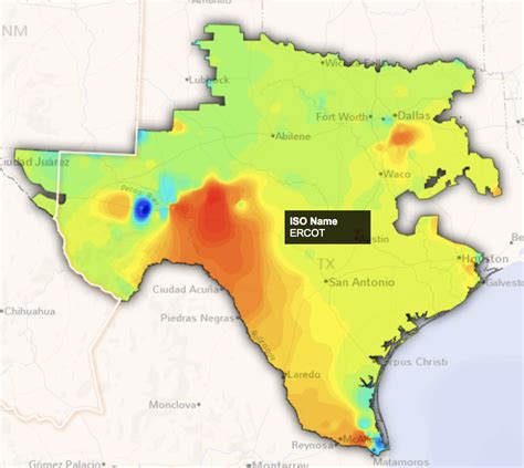 Ercot Transmission Line Map