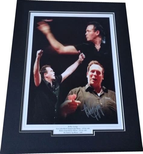 Bobby George Darts Signed Montage Photo | Legends and Memories