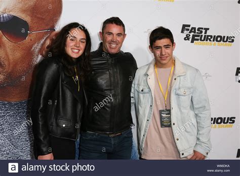 July 31, 2019, Sydney, NSW, Australia: BRAD FITTLER and family arrives at the ''Fast & Furious ...