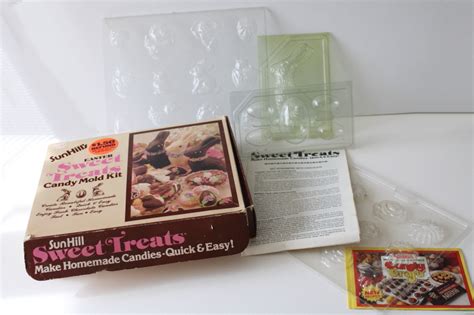 vintage Easter candy molds for chocolate, sugar eggs or seasonal craft ...