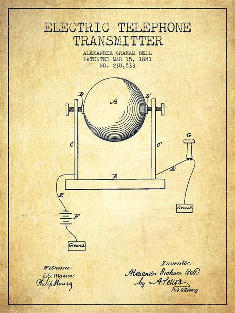 Alexander Graham Bell Telephone Patent