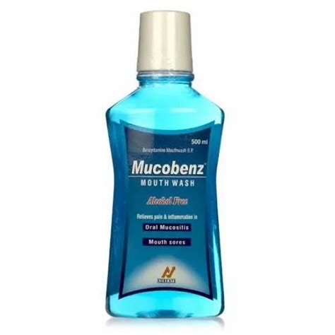 Benzydamine Liquid Mucobenz Mouthwash at best price in Bhubaneswar | ID ...