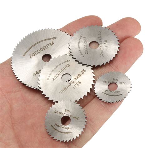 6pcs/set Mini HSS Circular Saw Blades Rotary Tool For Dremel Metal Cutter Power Tool Set Cutting ...