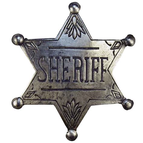 Western Sheriff Badge