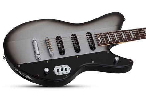 Schecter Robert Smith UltraCure VI Silver Burst Pearl SKU 363 - The Guitar World