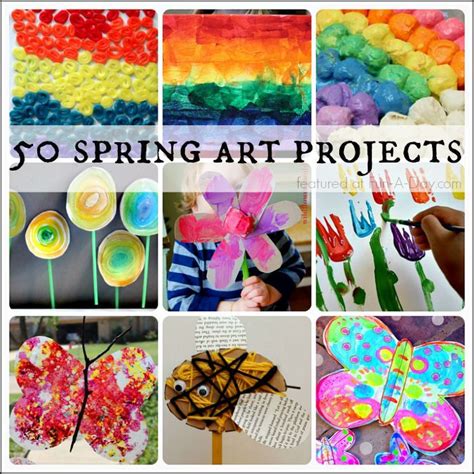 Absolutely Beautiful Spring Art Projects for Kids | Spring art projects, Spring arts and crafts ...