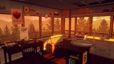 Firewatch HD Wallpaper: Serene Forest Watchtower View