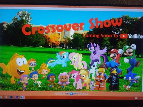 a computer screen with an image of cartoon characters on it and the title crossoverer show ...