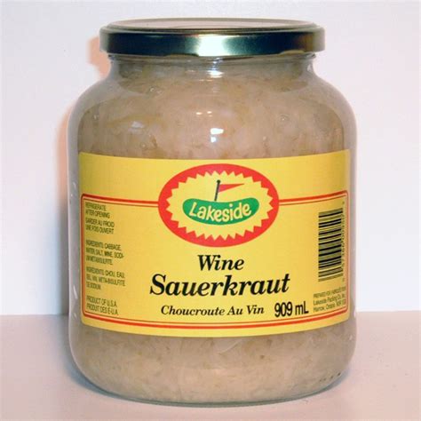 Sauerkraut - Lakeside Packing Company Ltd