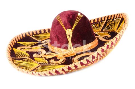 Mexican Sombrero Isolated On White Stock Photo | Royalty-Free | FreeImages