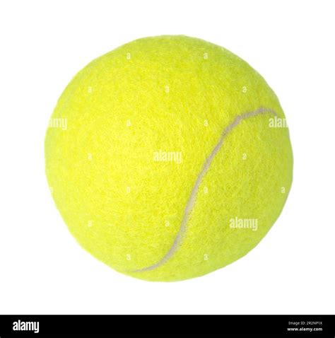 Tennis ball isolated on white background Stock Photo - Alamy