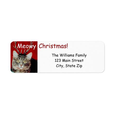 Funny Christmas Return Address Labels | Zazzle