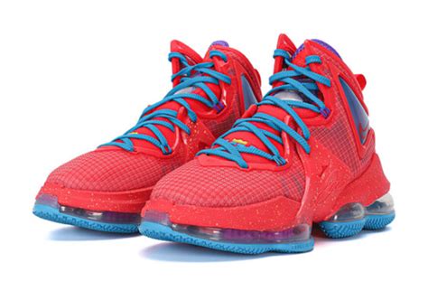 Nike LeBron 19 King's Crown Siren Red Laser Blue CZ0203-600 Release ...