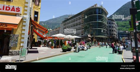 Andorra - capital city Andorra la Vella Stock Photo - Alamy