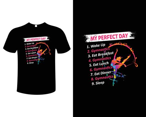 Gymnastics T-Shirt Design Vector Illustration Template 14708992 Vector Art at Vecteezy