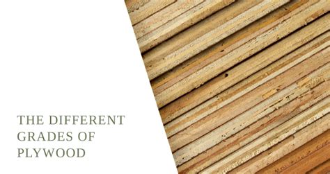 Understanding the Different Grades of Plywood