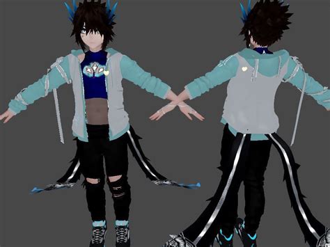 A custom vrchat avatar, vr character, vrc avatar, vr avatar, and vr ...