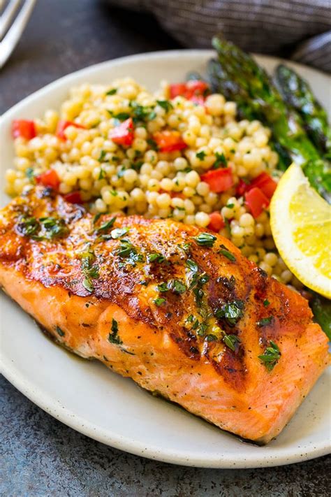 Marinated Salmon with Garlic and Herbs - Dinner at the Zoo