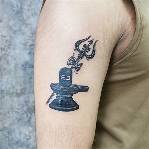 Shiv Lingam with Trishul... - Yantra Tattoos - Chennai