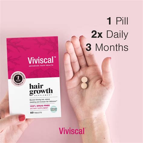 Viviscal Hair Growth Supplements for Women to Grow Thicker, Fuller Hair ...