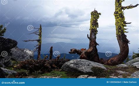 Mt. Ashland Summit during a Thunder Storm Stock Photo - Image of thunder, summit: 120356564