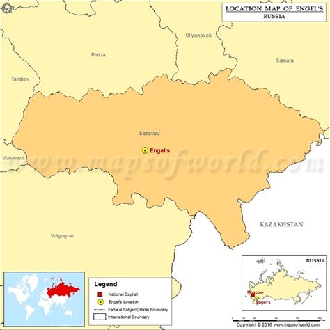 Where is Engels | Location of Engels in Russia Map