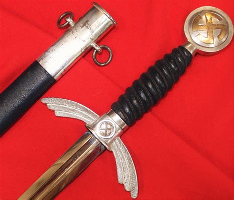 WW2 GERMAN AIR FORCE LUFTWAFFE OFFICER’S SWORD & SCABBARD BY David ...