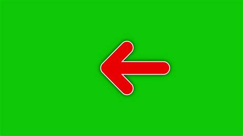 Animation Of Arrows Sign On Green Screen Stock Video Footage for Free ...